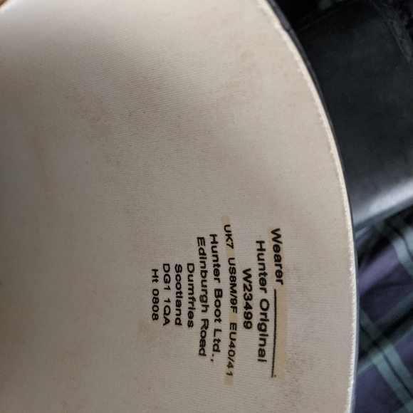 Hunter boots with 4 liners - Picture 2 of 3